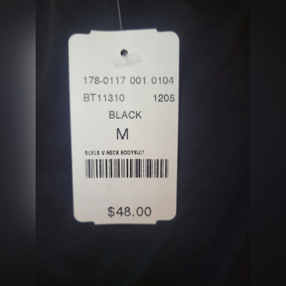 Mendocino Sleeveless Deep V-Neck Bodysuit, Size Medium - Picture 5 of 5